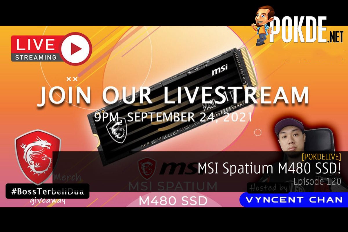 PokdeLIVE 120 — MSI Spatium M480 SSD! - 33