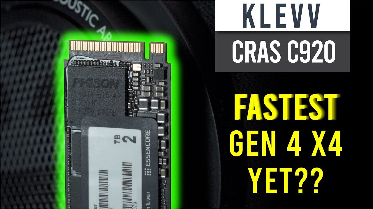 Klevv Cras C920 Review - Fastest PCIE 4 x4 yet! Cooler too! - 27