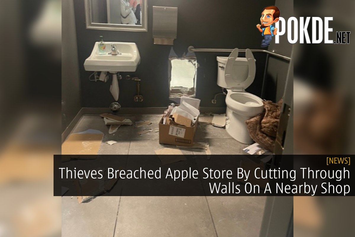 Thieves Breached Apple Store By Cutting Through Walls On A Nearby Shop - 30