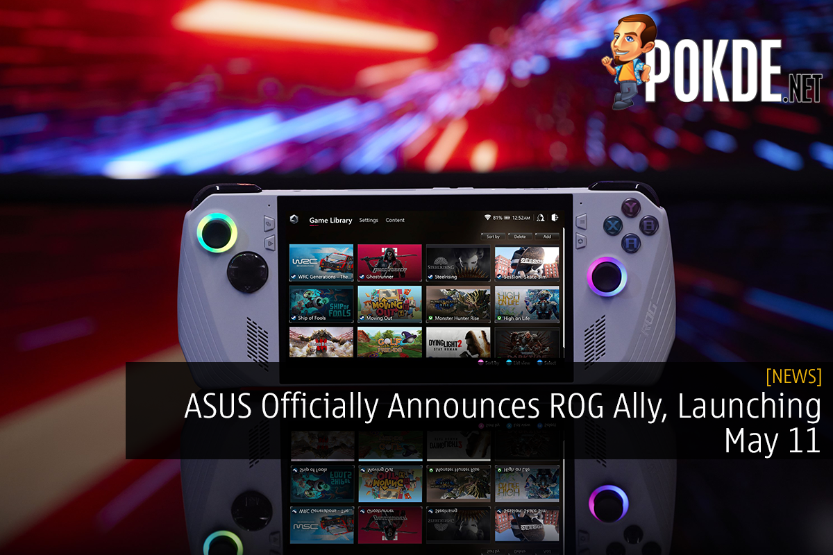 ASUS Officially Announces ROG Ally, Launching May 11 - 27