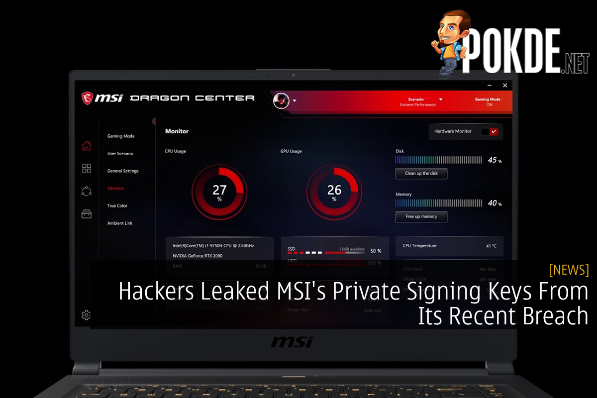 Hackers Leaked MSI's Private Signing Keys From Its Recent Breach - 27