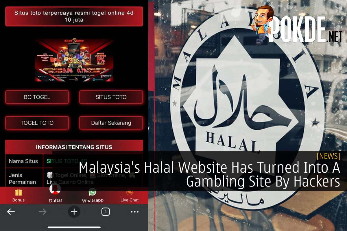 Malaysia's Halal Website Has Turned Into A Gambling Site By Hackers - 15