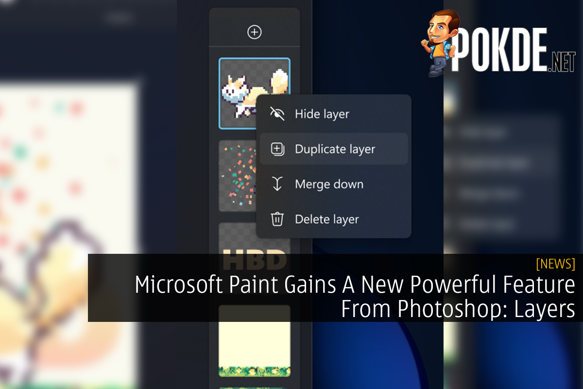 Microsoft Paint Gains A New Powerful Feature From Photoshop: Layers - 19