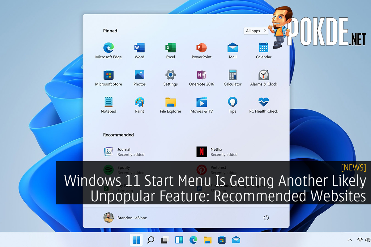 Windows 11 Start Menu Is Getting Another Likely Unpopular Feature: Recommended Websites - 27