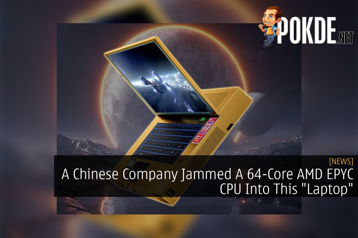 A Chinese Company Jammed A 64 Core AMD EPYC CPU Into This "Laptop" - 19