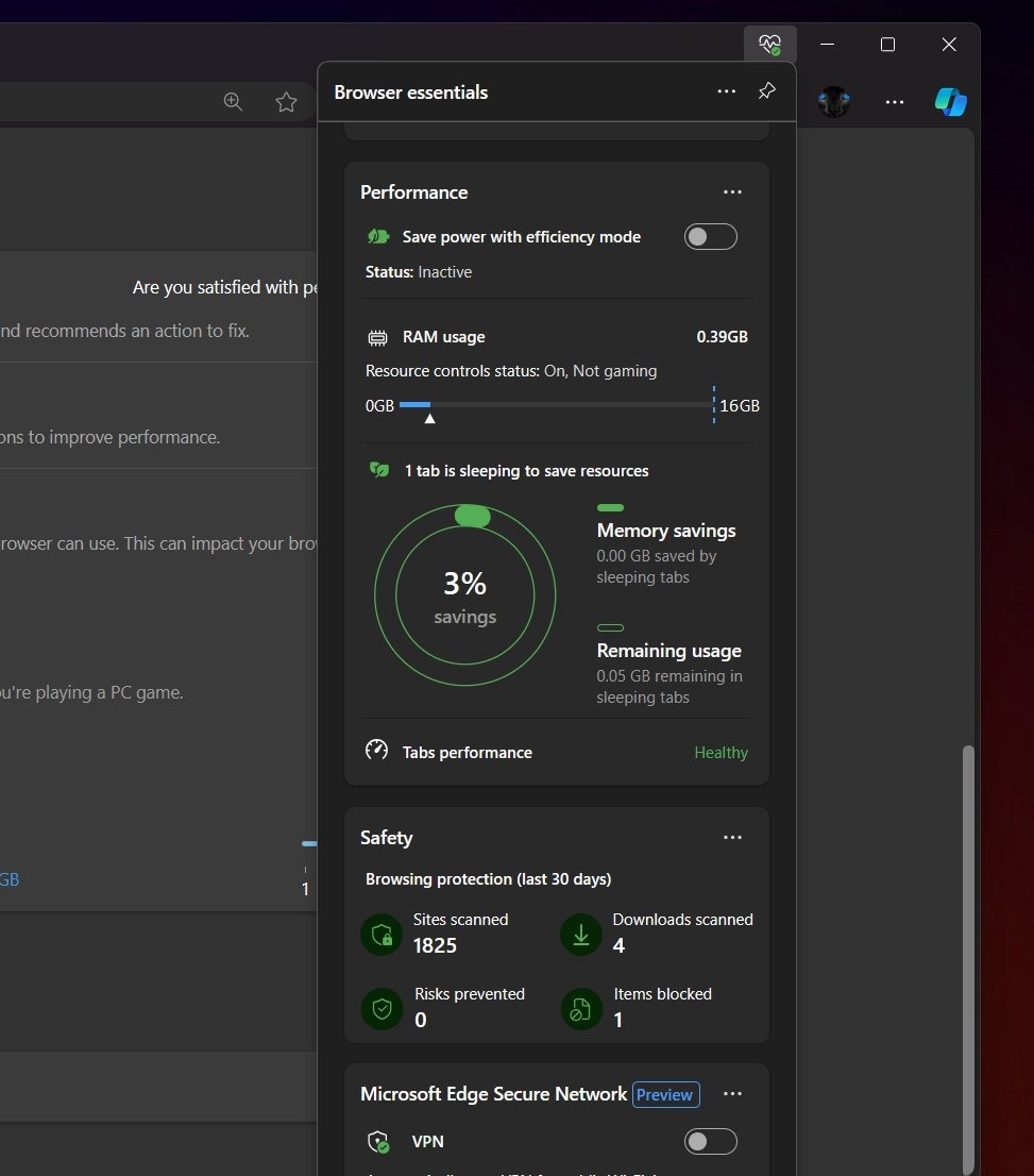 Microsoft Edge Is Allowing Users To Control How Much RAM It Uses - 18 Microsoft Edge Is Allowing Users To Control How Much RAM It Uses - 17