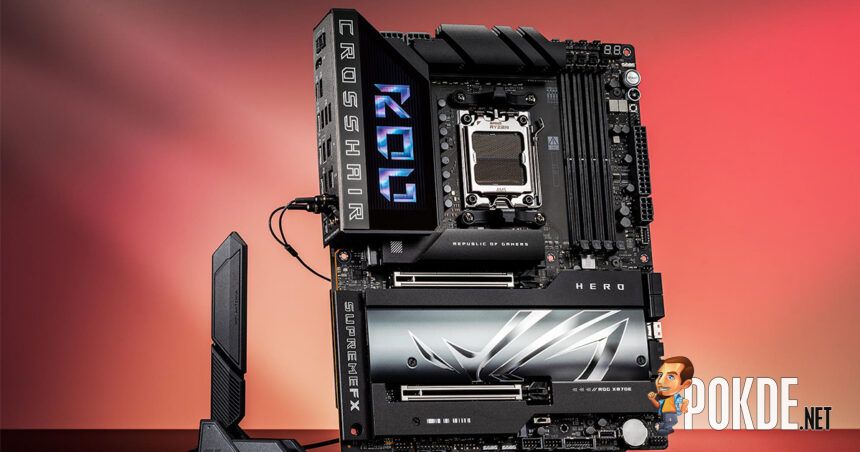 ASUS ROG Crosshair X870E Hero & AMD Ryzen 9 9950X Claims Six Overclocking Records - 13