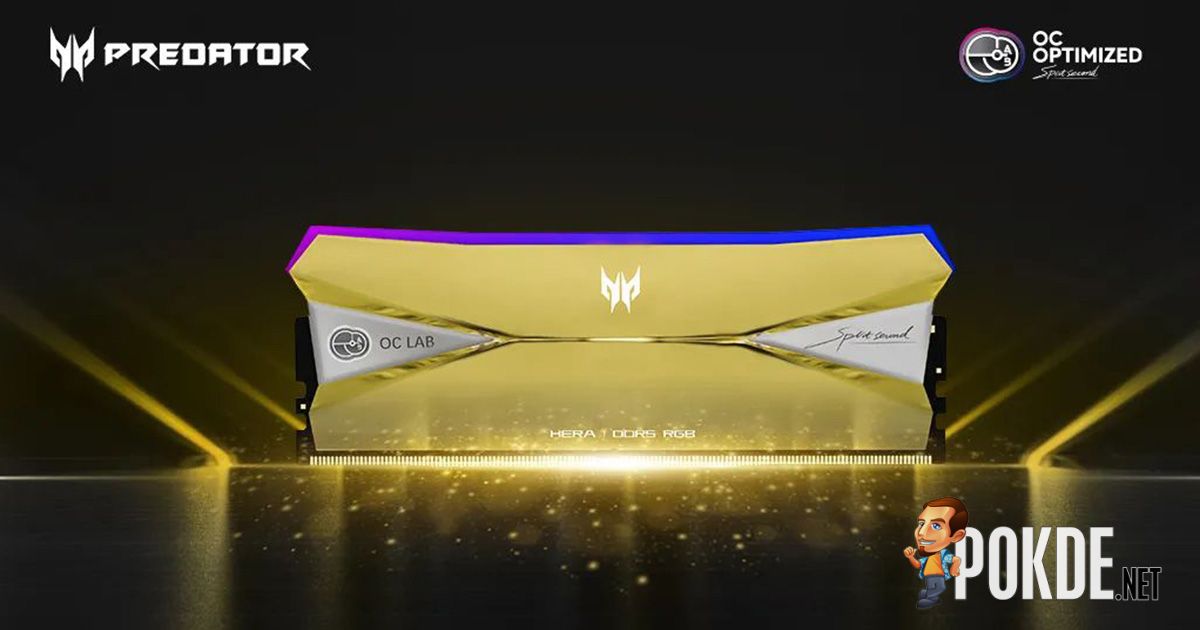 This Acer Predator Hera CUDIMM Memory Comes With Real 24K Gold - 28