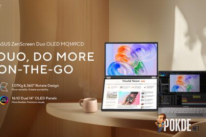 ASUS Announces Dual-Screen ZenScreen Duo OLED MQ149CD External Display - 19
