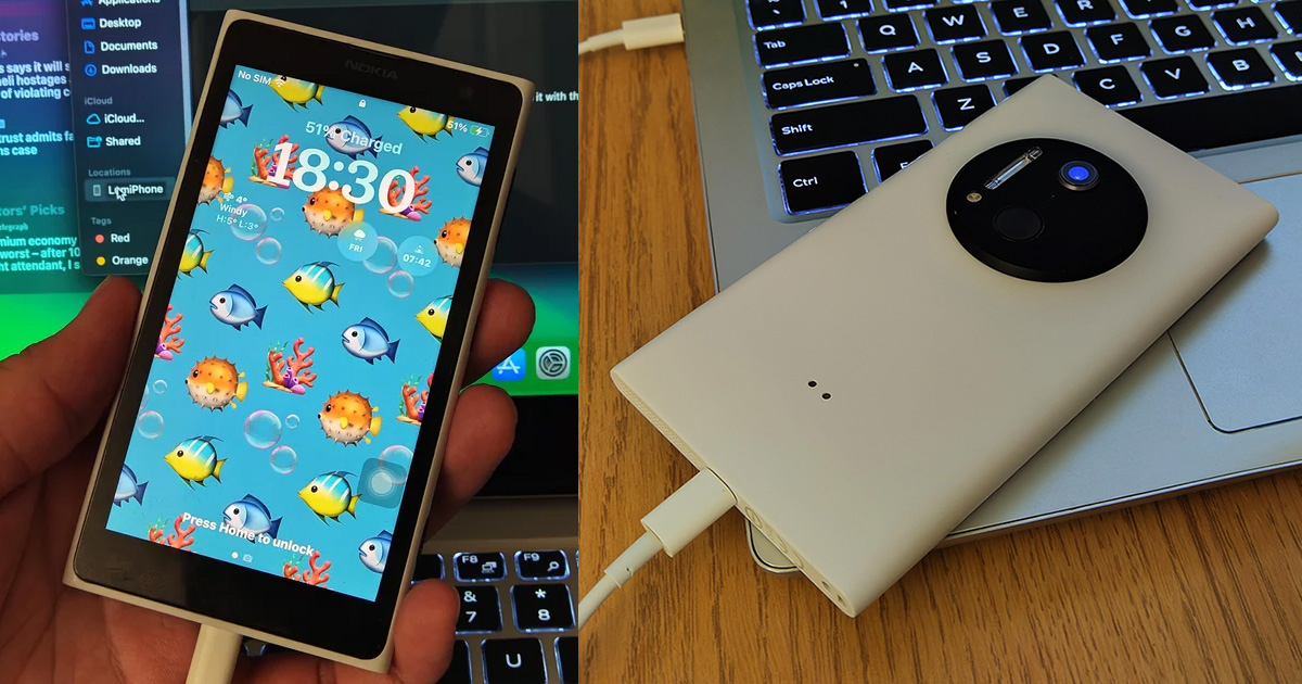 This Is A Nokia Lumia 1020 With iPhone SE 3's Guts Inside - 31