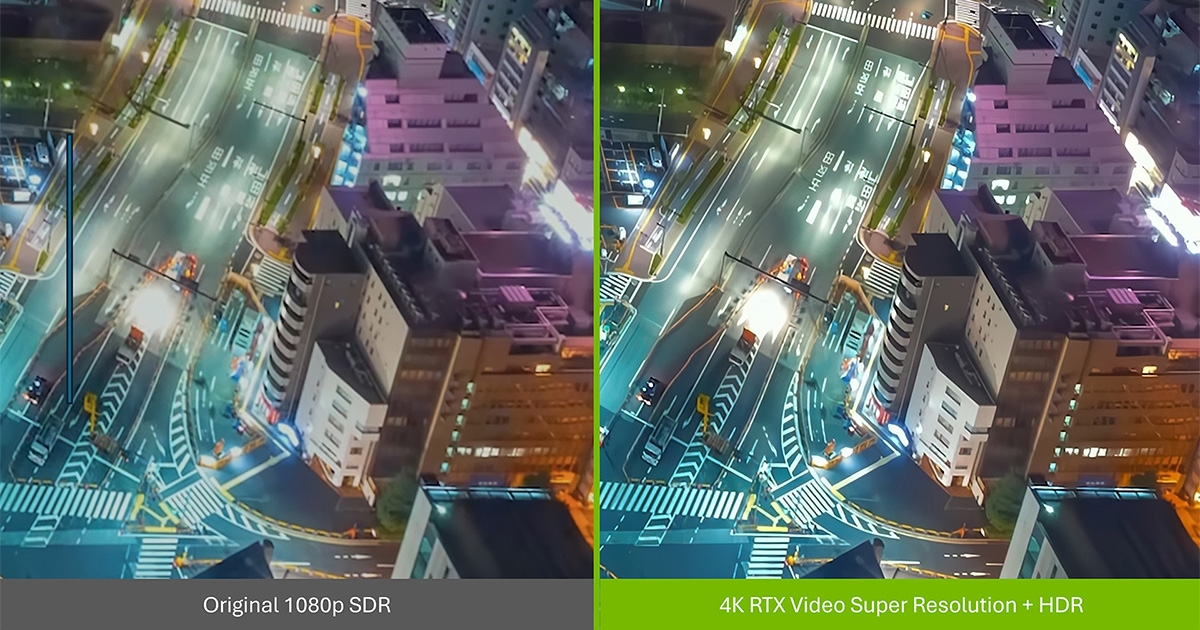 NVIDIA RTX Video Super Resolution Now Uses 30% More Efficient AI Model - 35